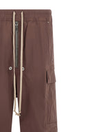 Brown Cotton Flared Pants