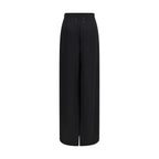 Black Wool Oves Aries Long Skirt