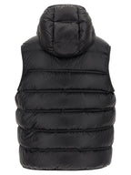 Black Polyamide Sleeveless Jacket
