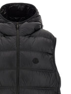 Black Polyamide Sleeveless Jacket