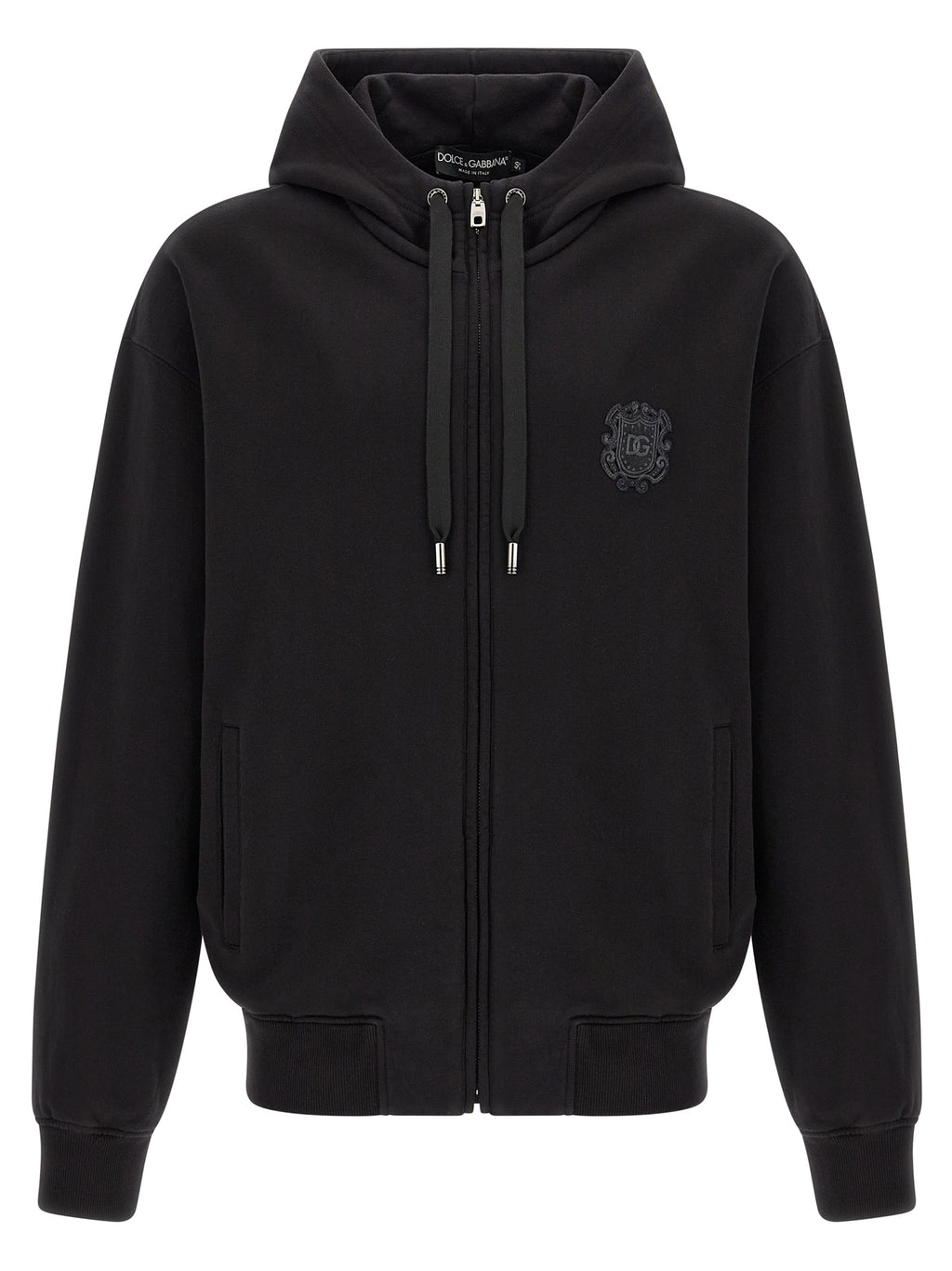 Black Cotton Sweatshirt