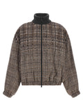 Brown Alpaca Leather Bomber