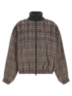 Brown Alpaca Leather Bomber