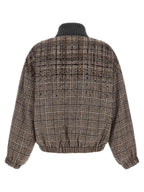 Brown Alpaca Leather Bomber