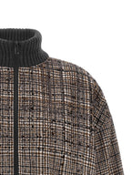 Brown Alpaca Leather Bomber