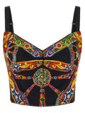Multicolor Silk Tank Tops