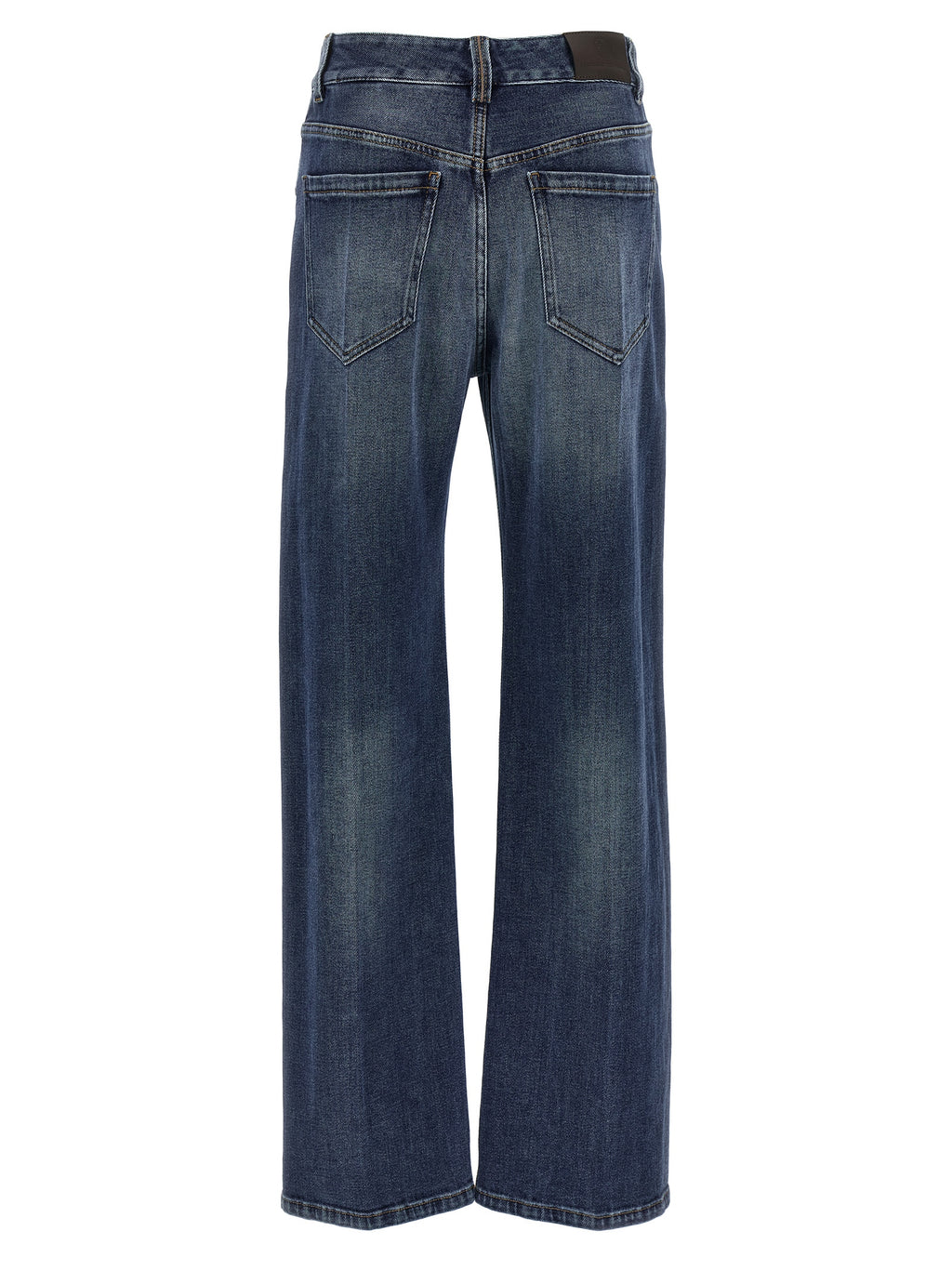 Blue Cotton Relaxed Fit Jeans