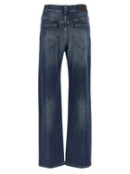 Blue Cotton Relaxed Fit Jeans