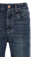 Blue Cotton Relaxed Fit Jeans