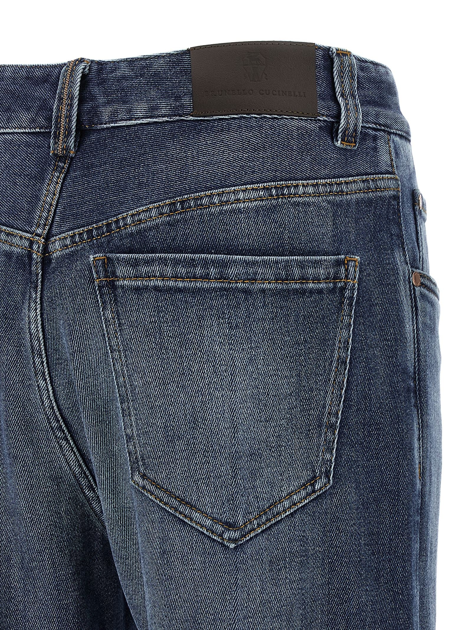 Blue Cotton Relaxed Fit Jeans