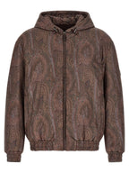 Brown Polyester Bomber