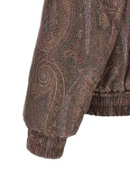 Brown Polyester Bomber