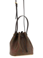 Brown Cotton Handbag
