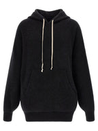 Black Marabou Sweatshirt