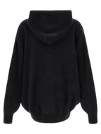 Black Marabou Sweatshirt