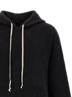 Black Marabou Sweatshirt