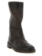 Brown Calfskin Over The Knee