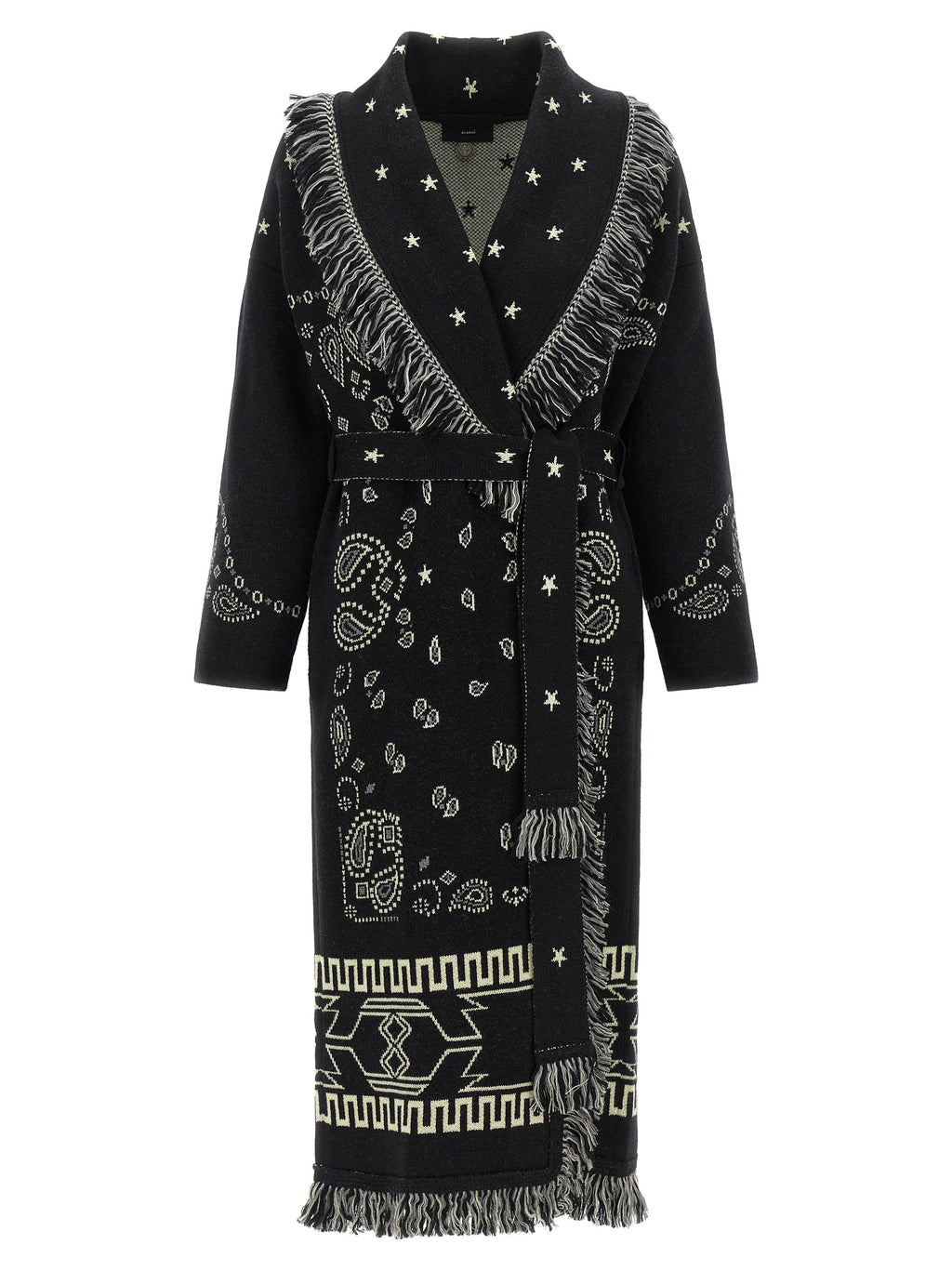 Black Virgin Wool Coat