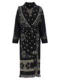 Black Virgin Wool Coat