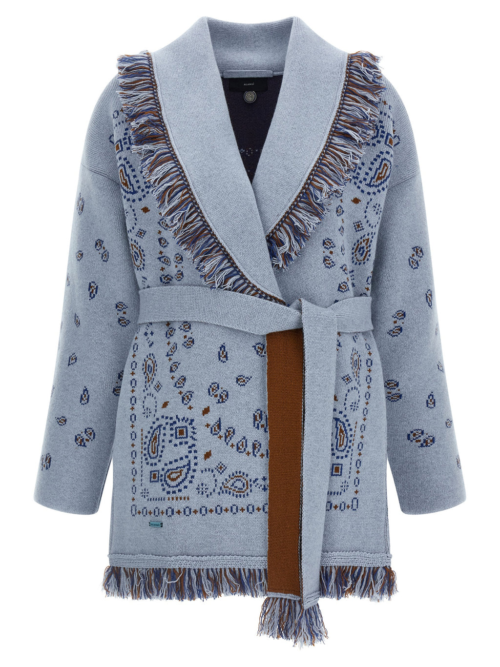 Blue Cashmere Cardigan