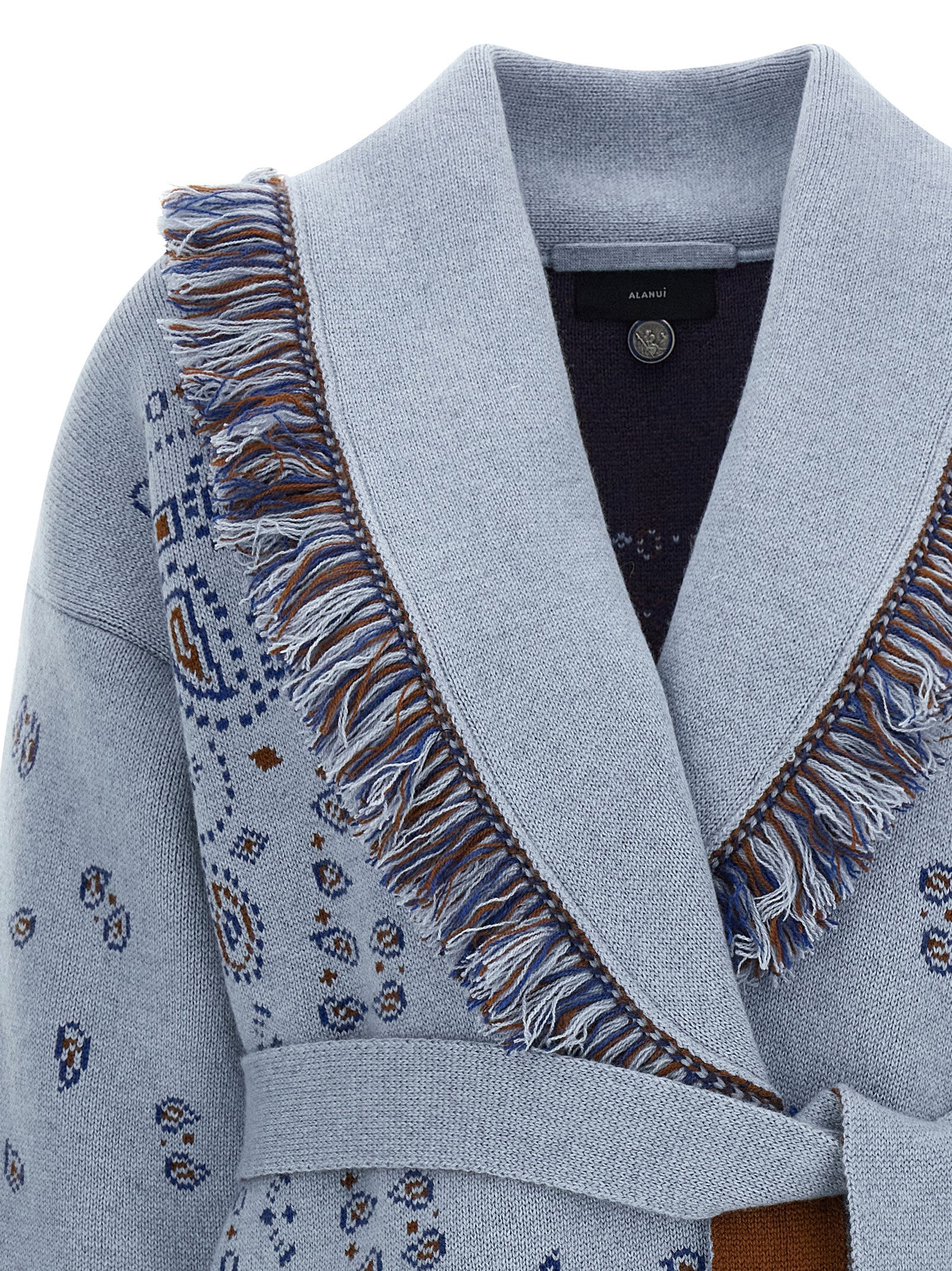 Blue Cashmere Cardigan
