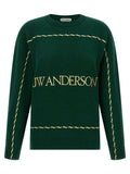 Bicolor Wool Cardigan