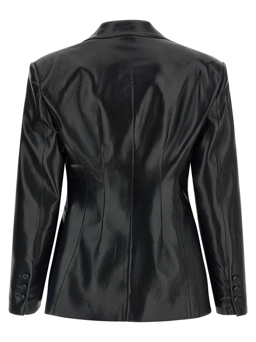 Black Polyester Blazer