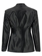 Black Polyester Blazer