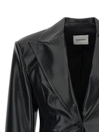 Black Polyester Blazer
