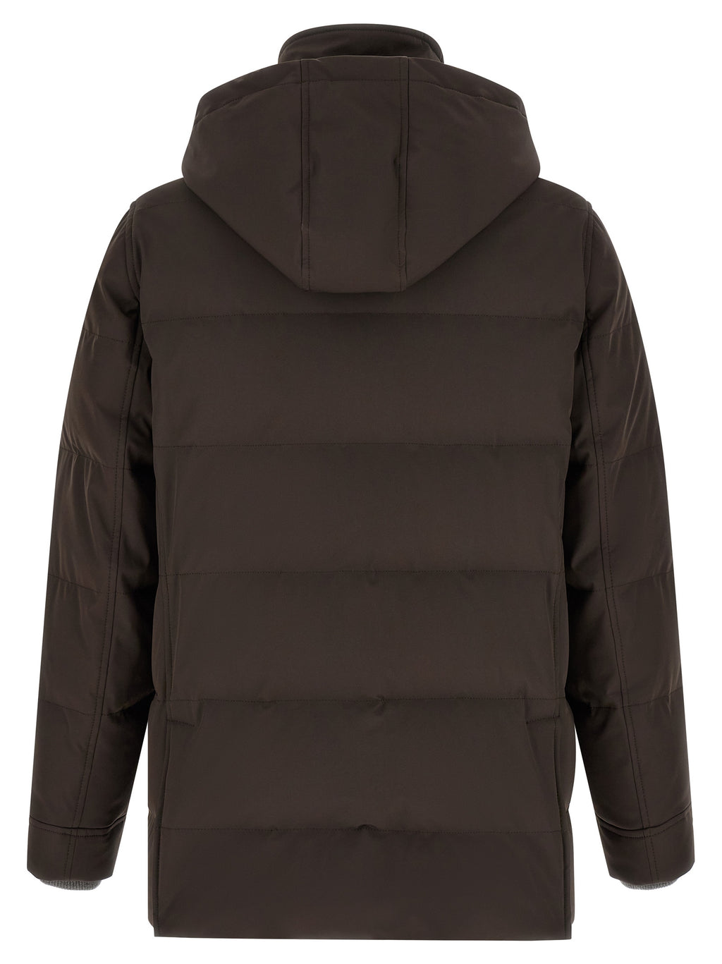 Brown Polyamide Parka