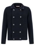 Blue Cashmere Cardigan
