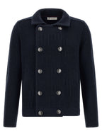 Blue Cashmere Cardigan