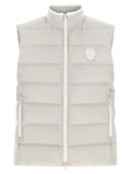 Gray Polyester Sleeveless Jacket