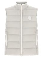 Gray Polyester Sleeveless Jacket