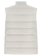 Gray Polyester Sleeveless Jacket