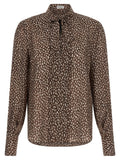 Brown Silk Blouse