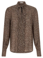 Brown Silk Blouse