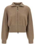 Brown Cashmere Cardigan