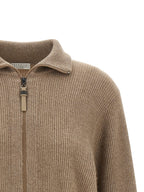 Brown Cashmere Cardigan