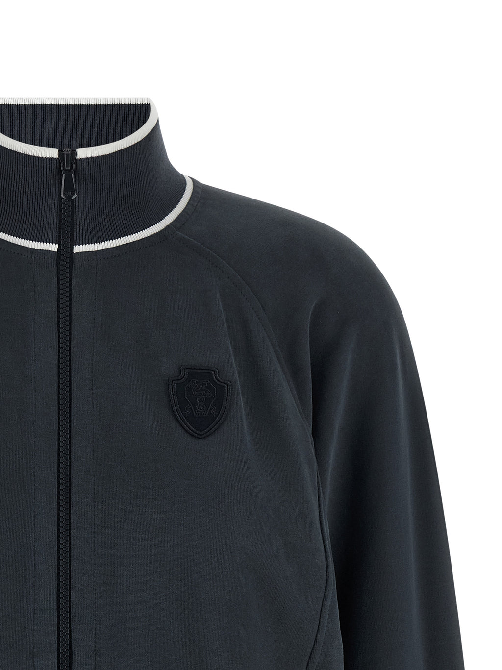 Blue Cotton Sweatshirt