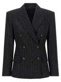 Gray Virgin Wool Blazer