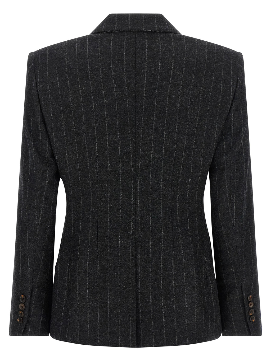 Gray Virgin Wool Blazer