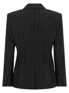 Gray Virgin Wool Blazer