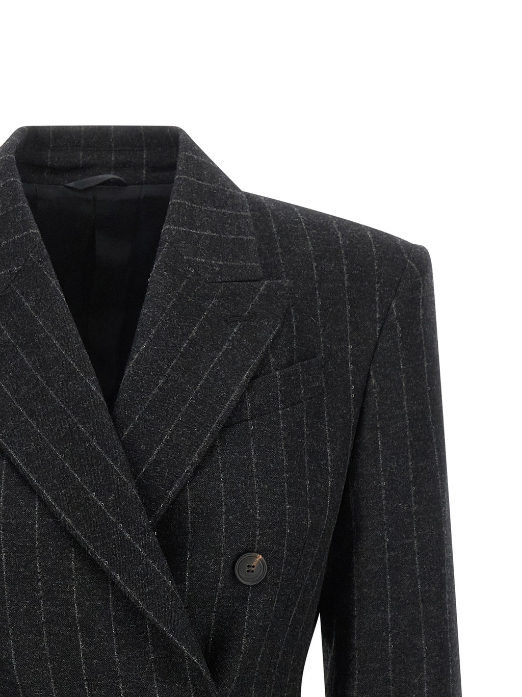 Gray Virgin Wool Blazer
