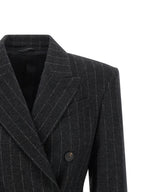 Gray Virgin Wool Blazer