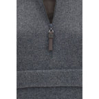 Gray Cashmere Sweatshirt