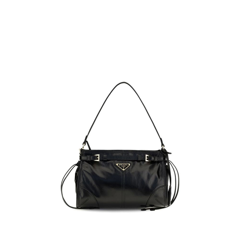Black Calf Leather Bos Taurus Handbag