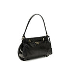Black Calf Leather Bos Taurus Handbag