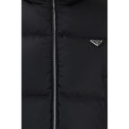 Black Goose Down Full-Length Jacket