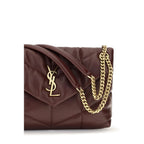 Bordeaux Lamb Leather Shoulder Bag